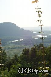 Вид с замковой горы, Хуст